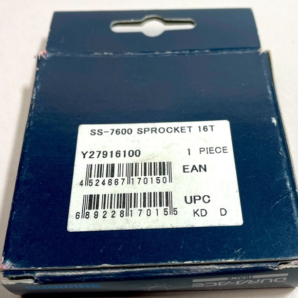 Shimano Dura Ace SS-7600 Track Sprocket 16T - Picture 2 of 9